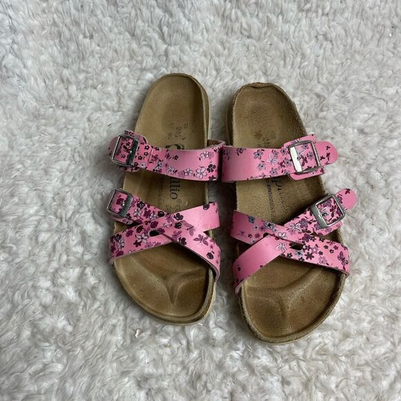 Birkenstock Papillio Flower Pink Nepal Sandals Size 38 US 7-7.5 - Picture 1 of 10